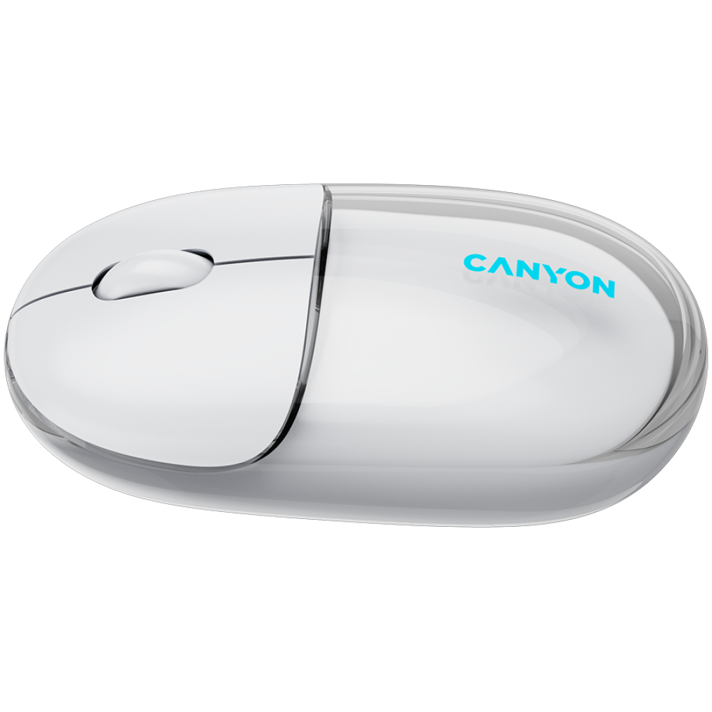 Wireless mouse BT/2.4GHz silent USB-C Canyon 24 white