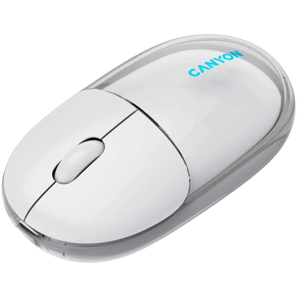 Wireless mouse BT/2.4GHz silent USB-C Canyon 24 white