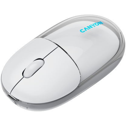 Wireless mouse BT/2.4GHz silent USB-C Canyon 24 white