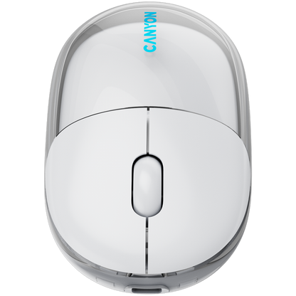 Wireless mouse BT/2.4GHz silent USB-C Canyon 24 white