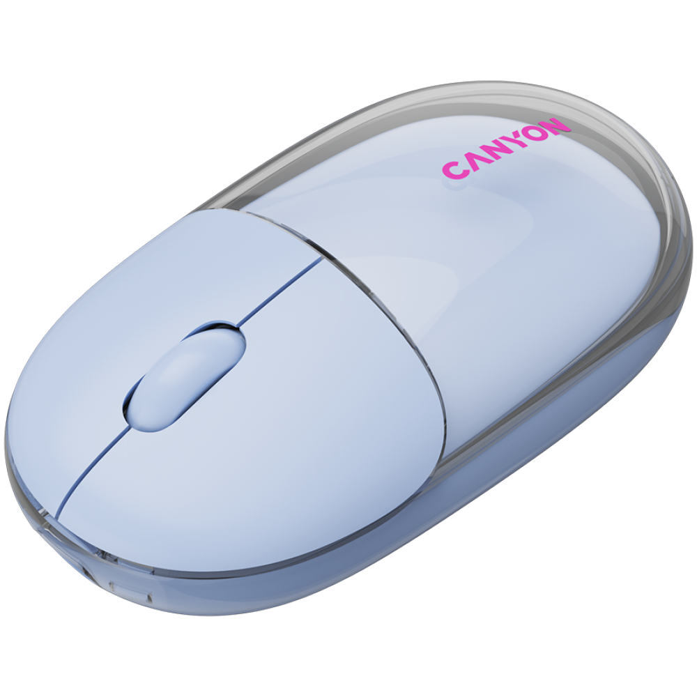 Kabellose Maus BT/2.4GHz lautlos USB-C Canyon 24 blau