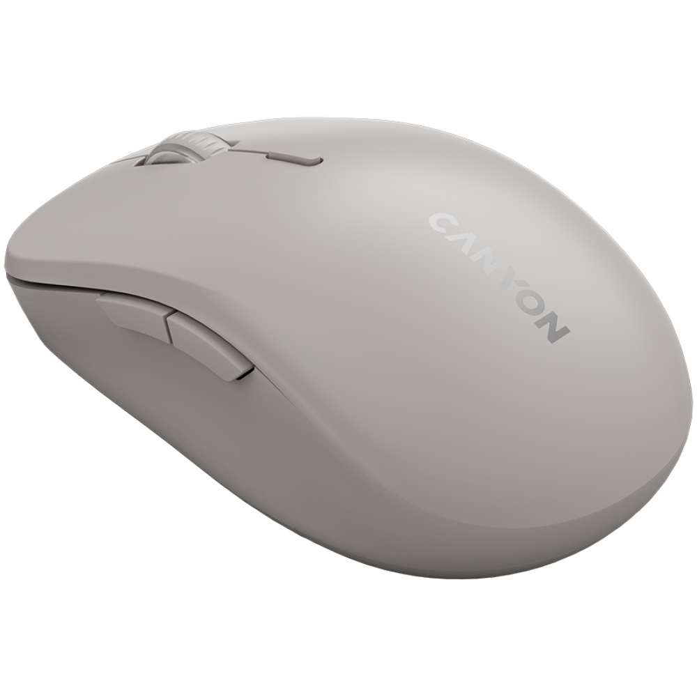 Kabellose Maus zwei Modi ergonomisch Canyon MW-12 dunkelgrau