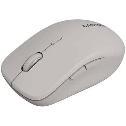 Kabellose Maus zwei Modi ergonomisch Canyon MW-12 dunkelgrau