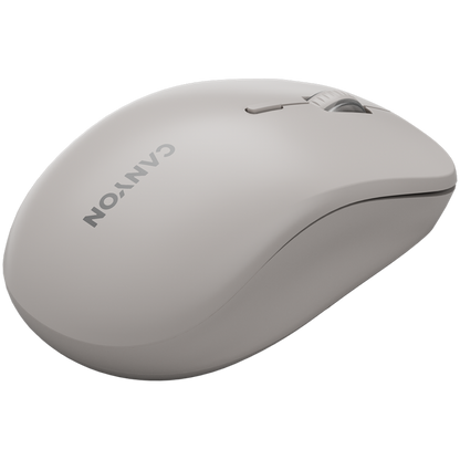 Kabellose Maus zwei Modi ergonomisch Canyon MW-12 dunkelgrau