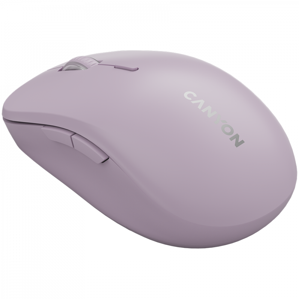 Wireless mouse two-mode ergonomic Canyon MW-12 pink