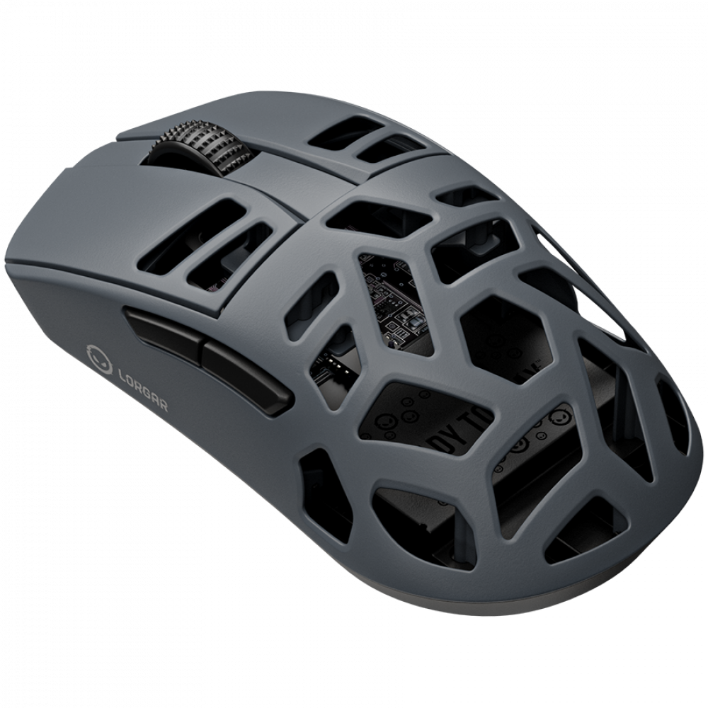 Kabellose Gaming-Maus Lorgar MSE90W Dunkelgrau