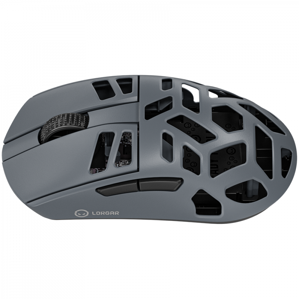 Kabellose Gaming-Maus Lorgar MSE90W Dunkelgrau
