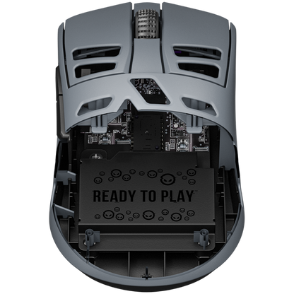 Kabellose Gaming-Maus Lorgar MSE90W Dunkelgrau
