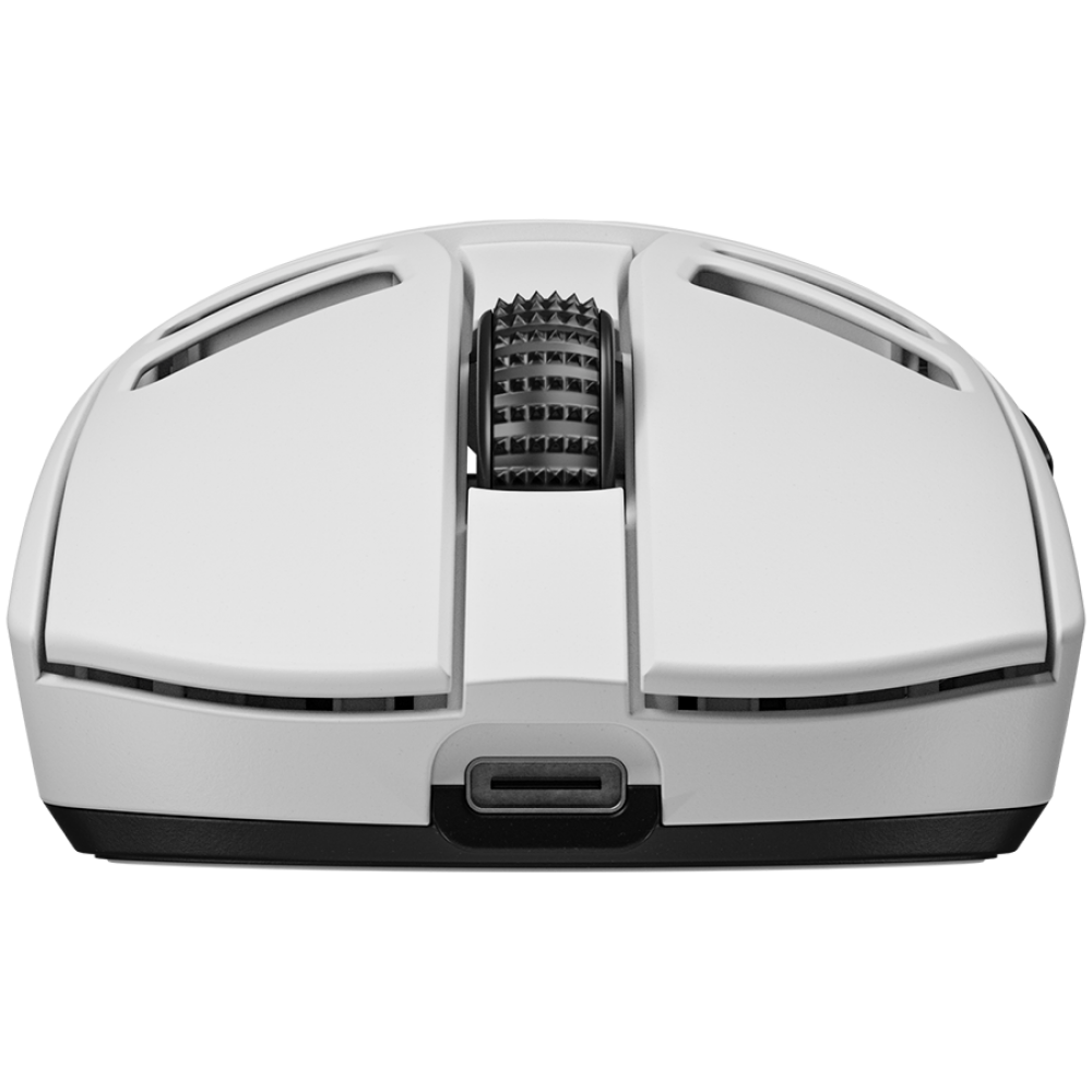 Kabellose Gaming-Maus Lorgar MSE90W weiß aus Magnesiumlegierung