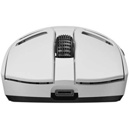 Kabellose Gaming-Maus Lorgar MSE90W weiß aus Magnesiumlegierung