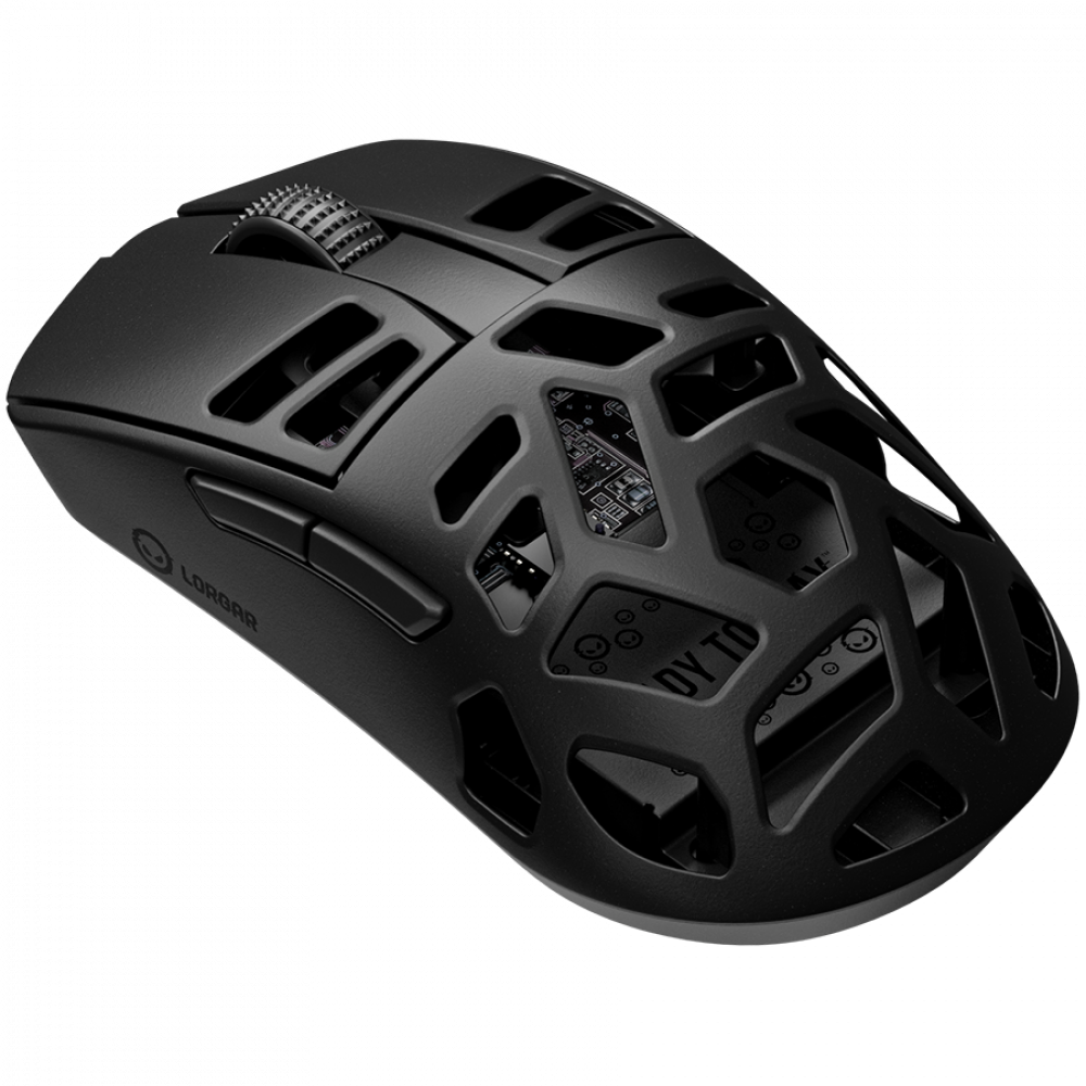 Lorgar MSE90W kabellose Gaming-Maus, schwarz, Magnesiumlegierung