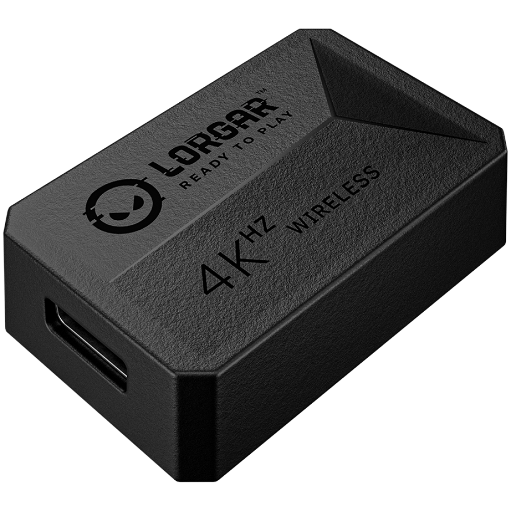 Kabellose Gaming-Maus Lorgar MSE90W Dunkelgrau