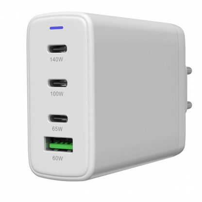 GaN 150W 3xPD 1xQC EU Canyon CU140ACC Wall Charger White