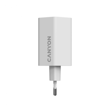 Ładowarka sieciowa 65W 2xPD 1xQC GaN Canyon Hexagon biała