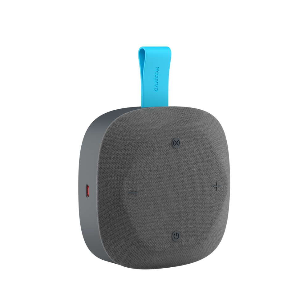 Głośnik Bluetooth 8W IPX5 przenośny Canyon Hexagon 10 szaro-niebieski