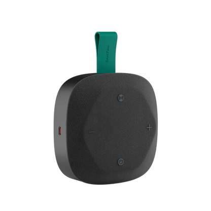 Głośnik Bluetooth 8W IPX5 przenośny Canyon Hexagon 10 czarno-zielony