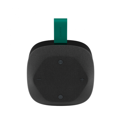 Głośnik Bluetooth 8W IPX5 przenośny Canyon Hexagon 10 czarno-zielony