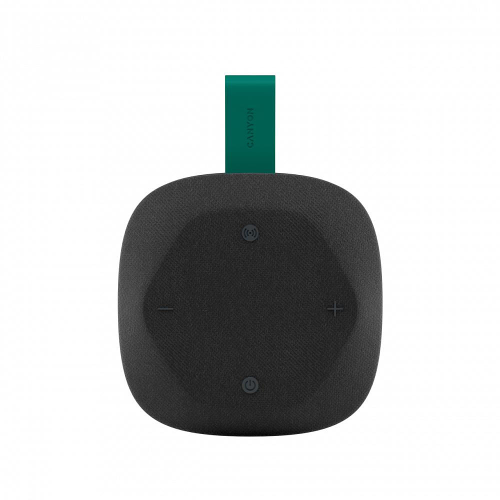 Głośnik Bluetooth 8W IPX5 przenośny Canyon Hexagon 10 czarno-zielony