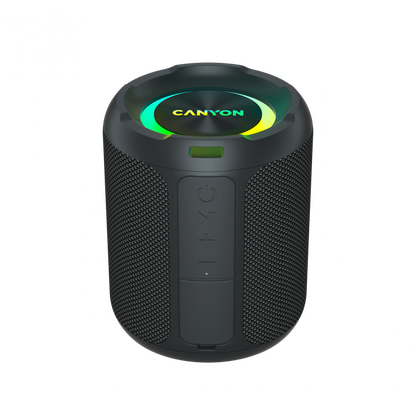 Głośnik Bluetooth 20W IPX6 TWS EQ RGB Canyon OnMove 11 czarny