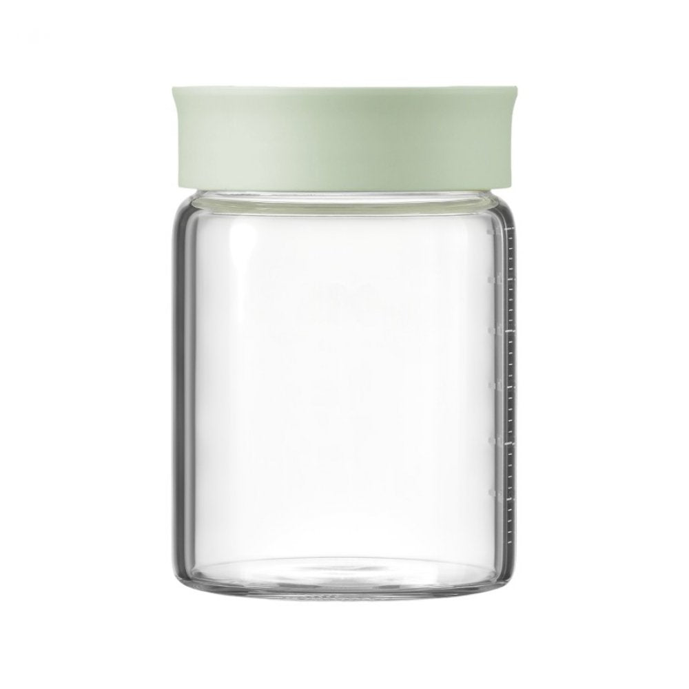 Słoiczki szklane 500 ml zamykane 3 szt. Buydeem CS1013 Zielone