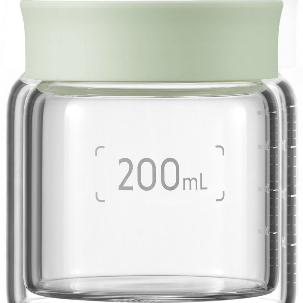 Słoiczki szklane 200 ml z nakrętką Buydeem CS1007/A1 zielony
