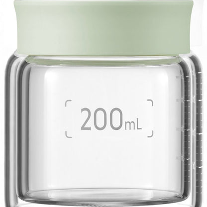Słoiczki szklane 200 ml z nakrętką Buydeem CS1007/A1 zielony