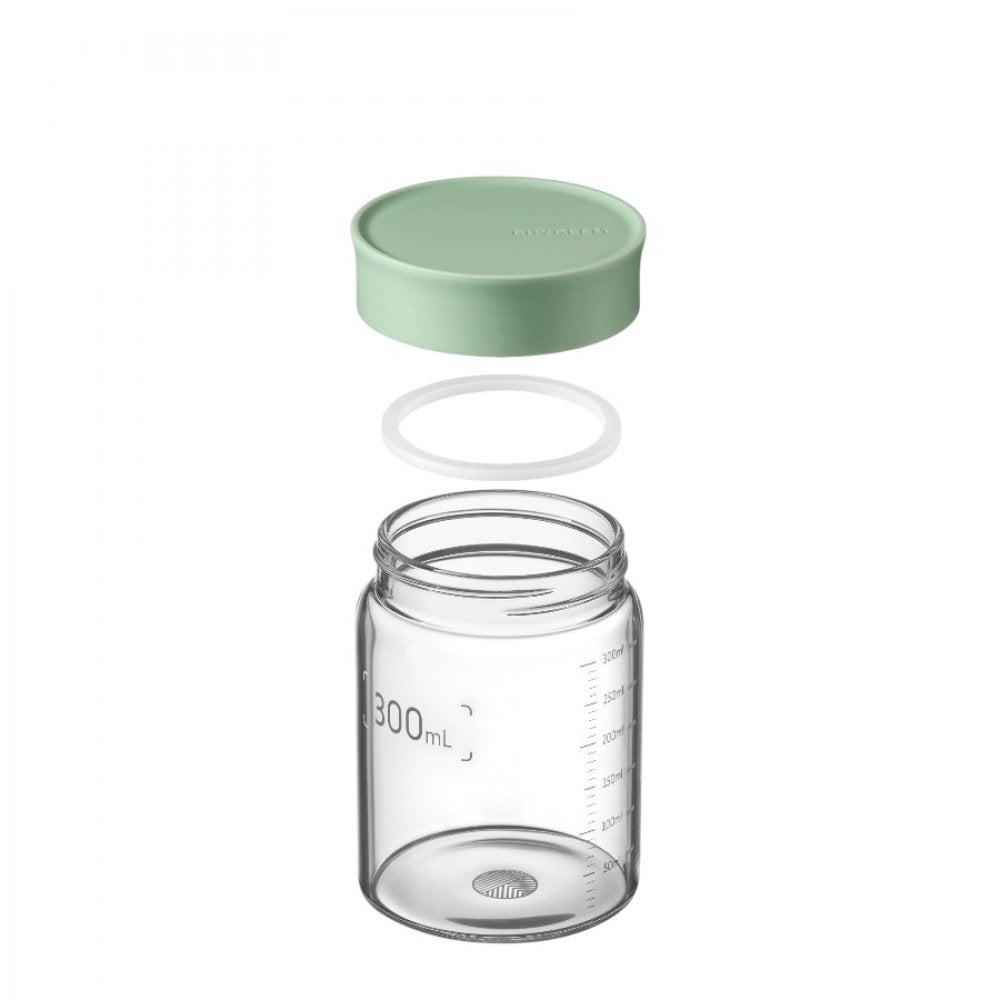 Słoiczki szklane 300 ml (2 szt. w zestawie) Buydeem CS1002/A1 Zielone