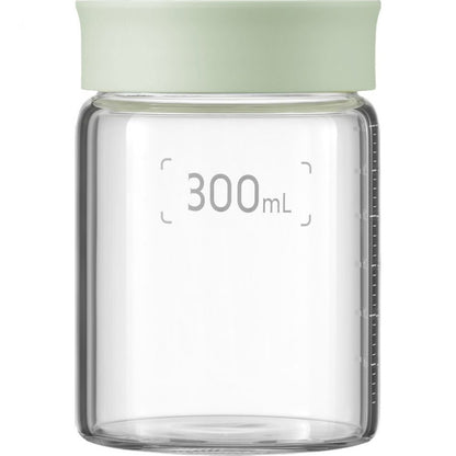Słoiczki szklane 300 ml (2 szt. w zestawie) Buydeem CS1002/A1 Zielone