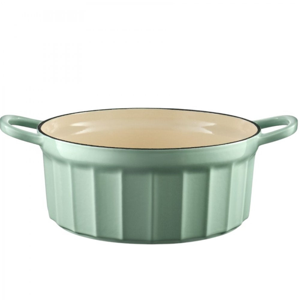 Emaliowane naczynie żeliwne 2,9L Buydeem CP521 zielony pastelowy