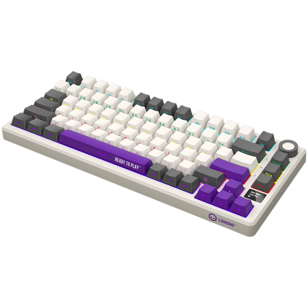Lorgar EN 75% Mechanical Wireless Gaming Keyboard Beige