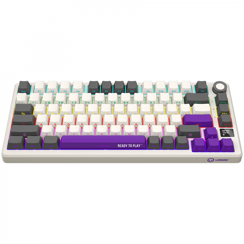 Lorgar EN 75% Mechanical Wireless Gaming Keyboard Beige
