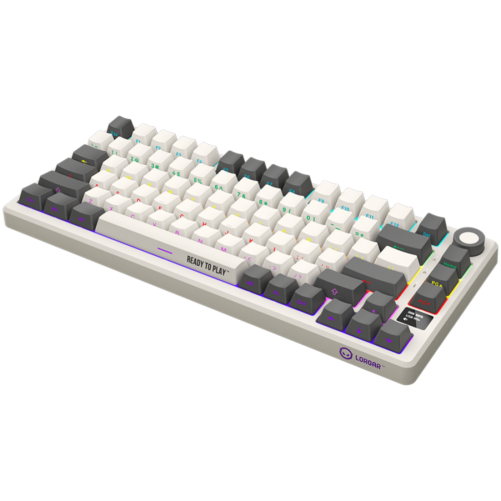 Lorgar EN 75% Mechanical Wireless Gaming Keyboard Beige