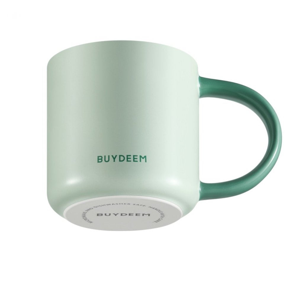 Kubek ceramiczny 300 ml Buydeem CD1018 do kawy i herbaty Pastelowy Zielony
