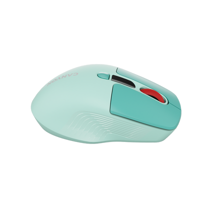 Kabellose, leise Maus mit zwei Modi und LCD Canyon MW-26 grün