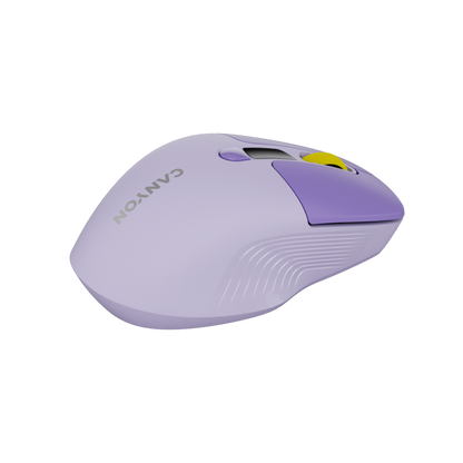 Kabellose geräuschlose Maus Dual-Modus LCD Canyon MW-26 violett