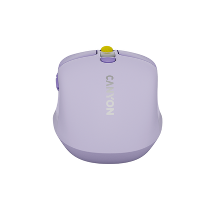 Kabellose geräuschlose Maus Dual-Modus LCD Canyon MW-26 violett