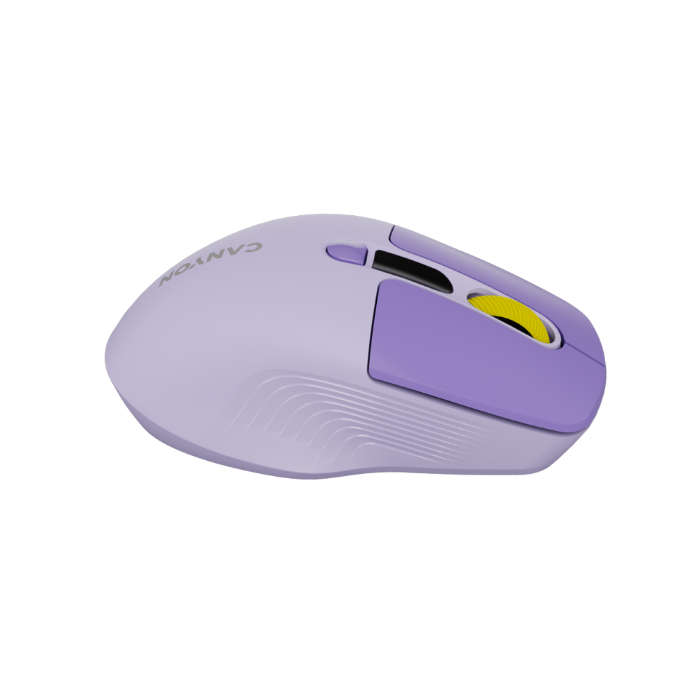 Kabellose geräuschlose Maus Dual-Modus LCD Canyon MW-26 violett