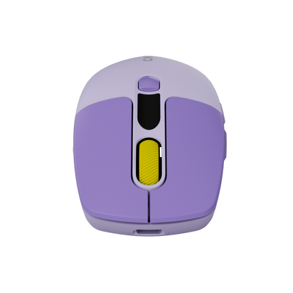Kabellose geräuschlose Maus Dual-Modus LCD Canyon MW-26 violett
