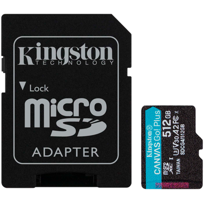 Karta microSDXC Kingston 512 GB UHS-I U3 z adapterem SD