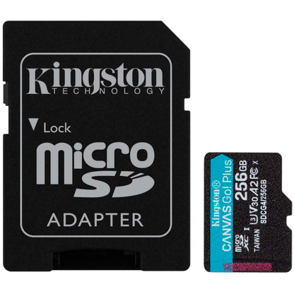 Karta microSDXC Kingston 256 GB 200 MB/s z adapterem SD