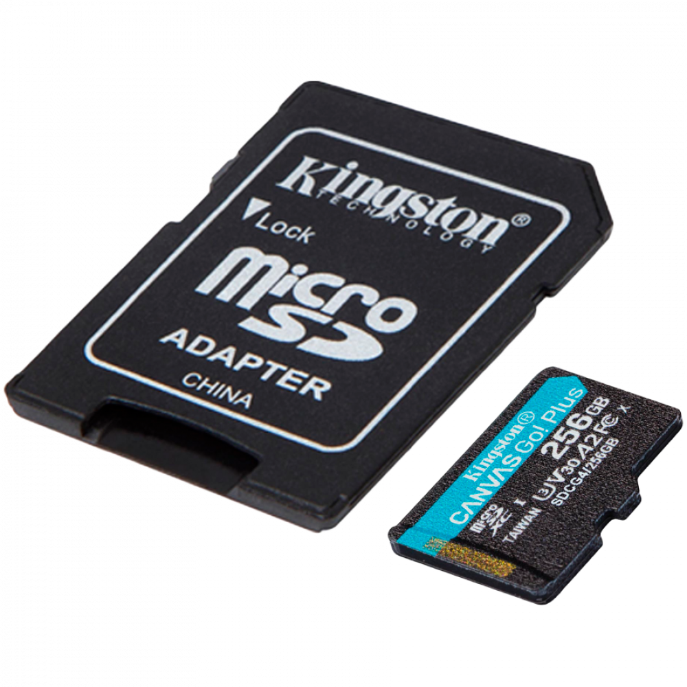 Karta microSDXC Kingston 256 GB 200 MB/s z adapterem SD