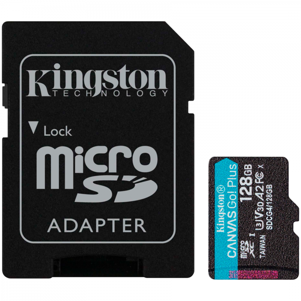 Karta microSDXC Kingston 128 GB 200 MB/s z adapterem SD