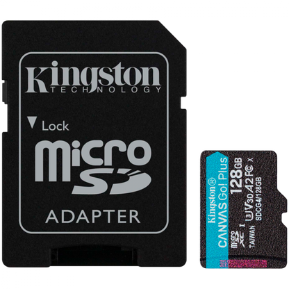 Karta microSDXC Kingston 128 GB 200 MB/s z adapterem SD