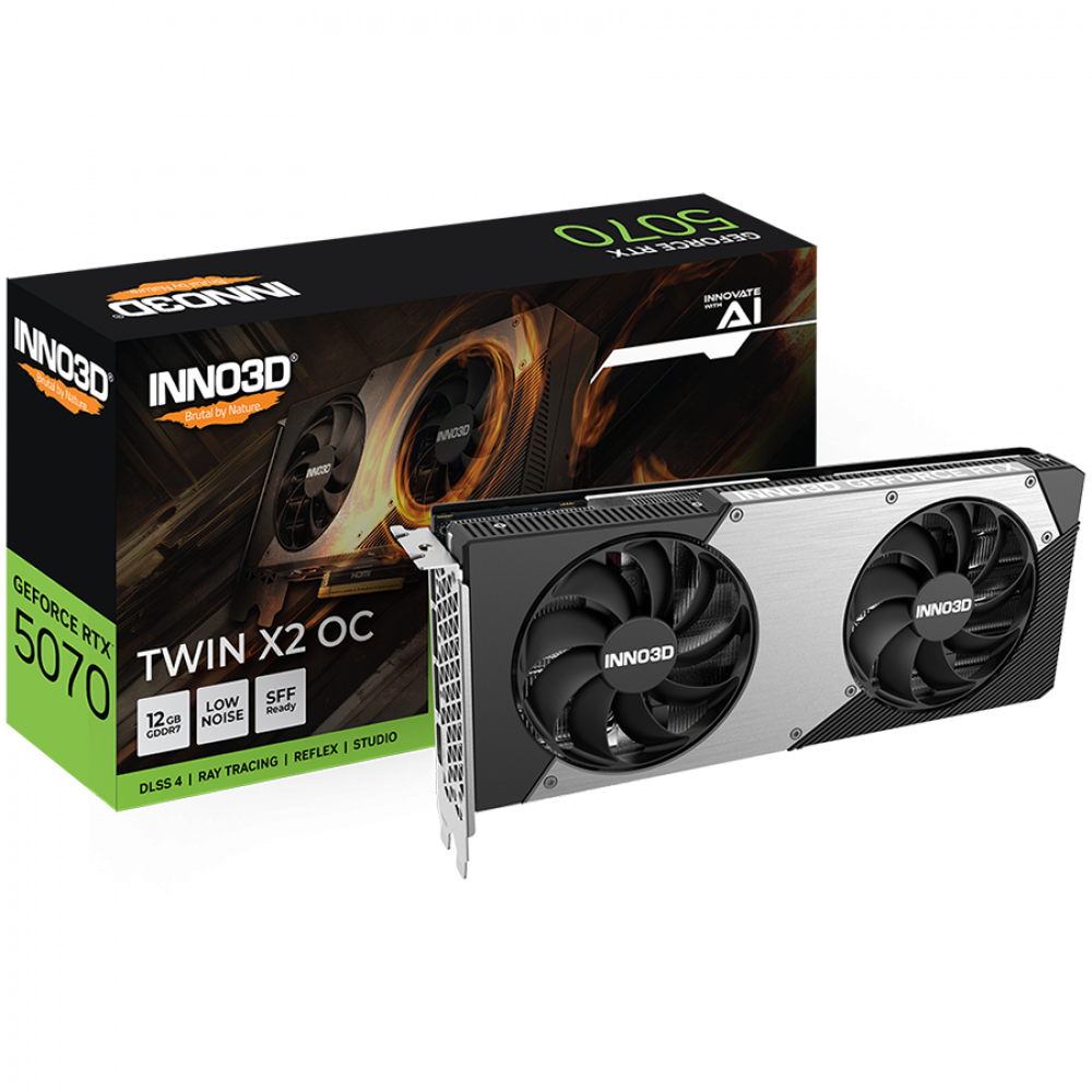 Karta graficzna INNO3D GeForce RTX 5070 Twin X2 OC 12 GB