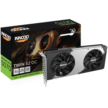 Karta graficzna INNO3D GeForce RTX 5070 Twin X2 OC 12 GB