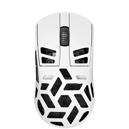 Kabellose Gaming-Maus Lorgar MSE90W weiß aus Magnesiumlegierung