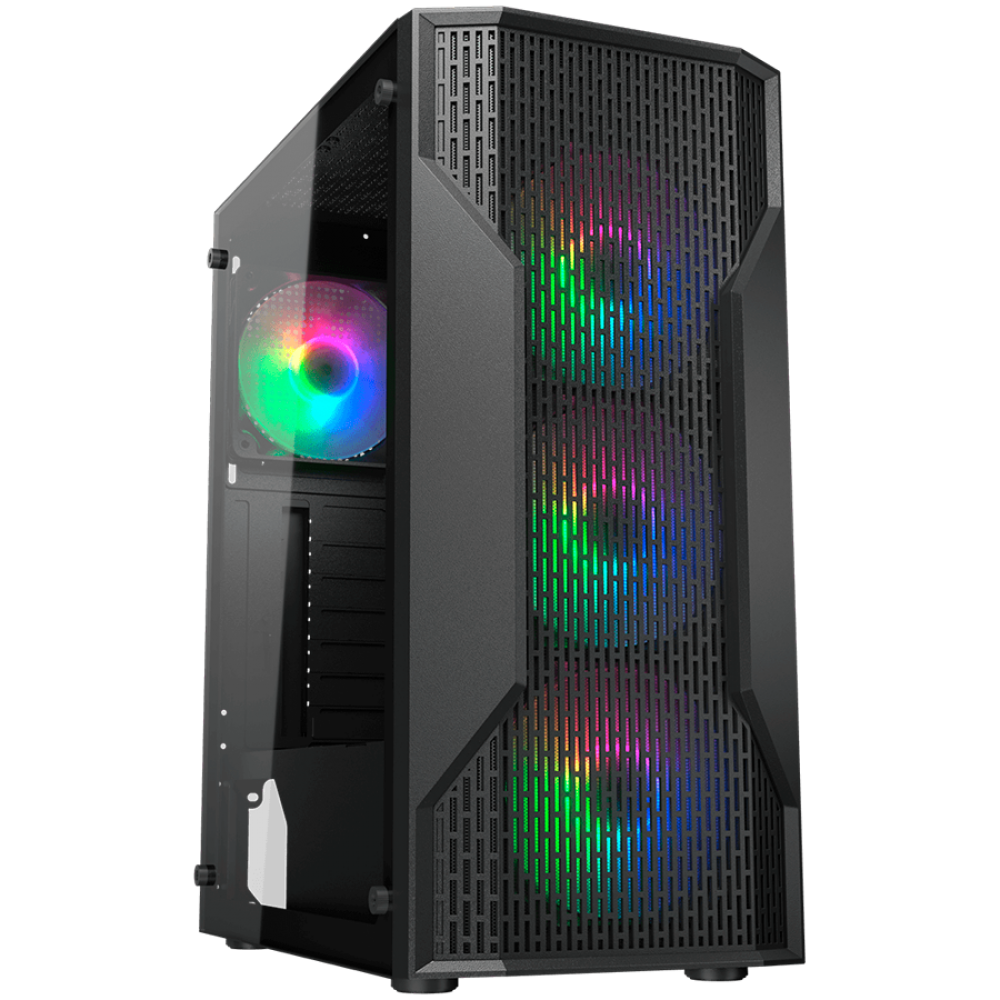 PC-Gehäuse Mid Tower COUGAR MX110 RGB schwarz