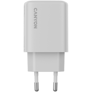 Ładowarka sieciowa 25W 1xPD 1xQC EU Canyon OnCharge 250 biała