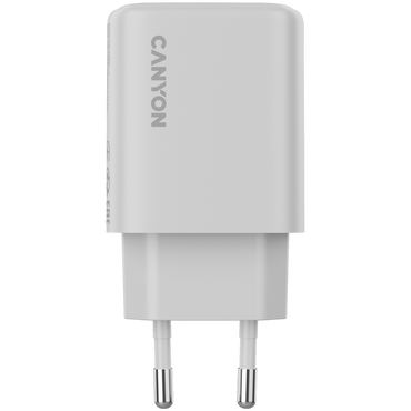 Ładowarka sieciowa 20W 1xPD 1xQC EU Canyon OnCharge 200 biała