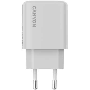 Ładowarka sieciowa 20W 1xPD EU Canyon OnCharge 200 biała